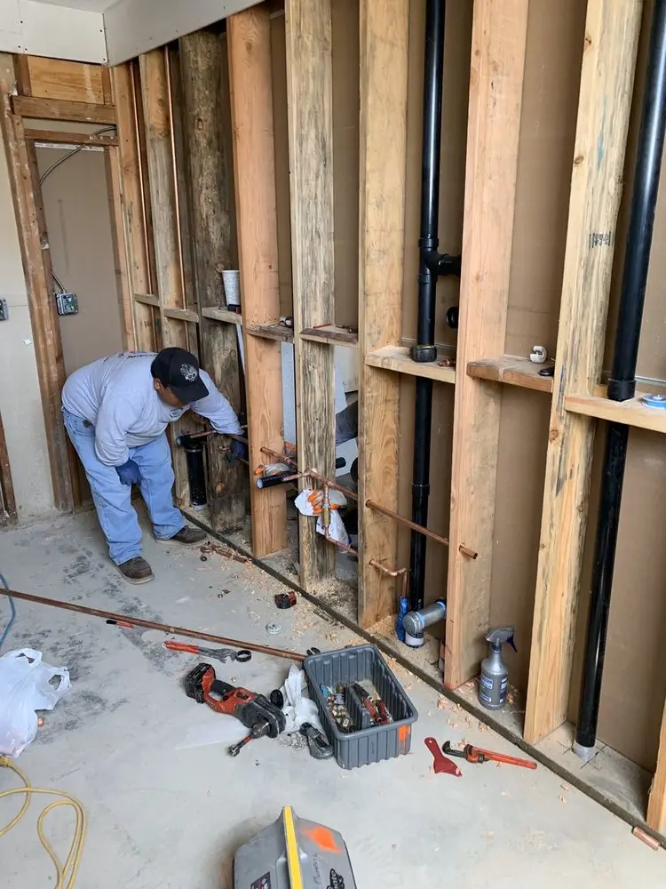 Commercial rough-in plumbing for Water Heater Replacement in Tarrytown